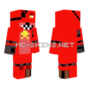 Rockstar Foxy Minecraft skin