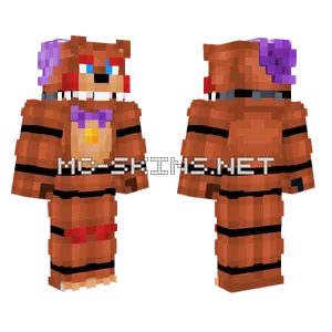 Rockstar Freddy Minecraft skin
