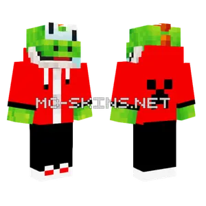 Rogerplay Red Hoodie Minecraft skin
