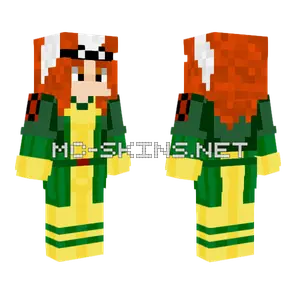Rogue X-Men Minecraft skin