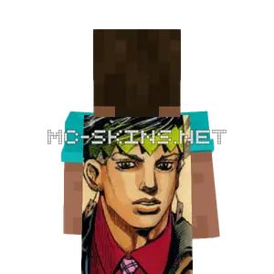 Rohan Kishibe cape, outside and lining