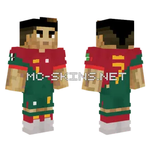 Ronaldo Minecraft skin