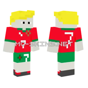 Ronaldo Fan Minecraft skin