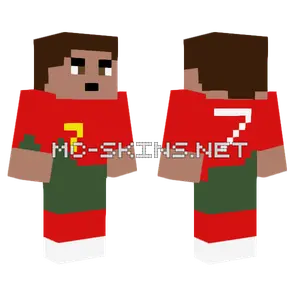 Ronaldo Footballer Skin Minecraft skin