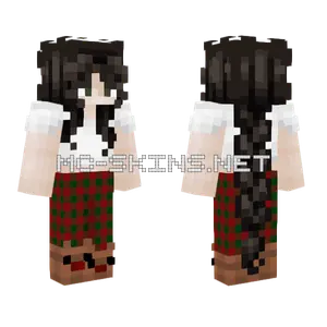 Rora Christmas Outfit Minecraft skin