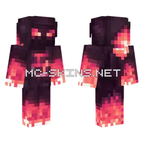 Rose Demon Steve Minecraft skin
