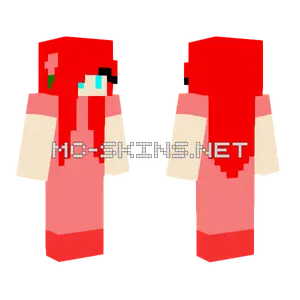 Rose Girl Edit Minecraft skin