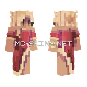 Rose Gold Glory Minecraft skin