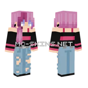 Rose Marshmallow Minecraft skin