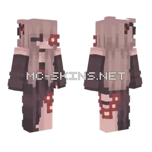 Roses Halloween Minecraft skin