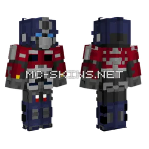 Rotb Optimus Prime Minecraft skin