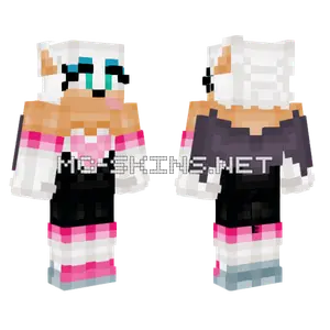 Rouge the Bat Minecraft skin
