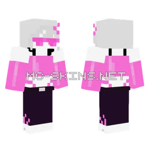 Roxy Lalonde Pink Hair Minecraft skin