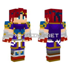 Roy Fire Emblem Minecraft skin