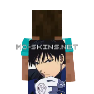 Roy Mustang cape, outside and lining