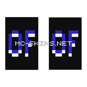 Royal Blue OptiFine cape, outside and lining