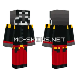 Royal Raccoon Red Minecraft skin