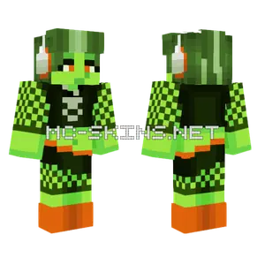 Rsvvvrevs Green Character Minecraft skin