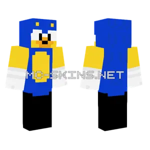 Rubber Duck Sonic Minecraft skin