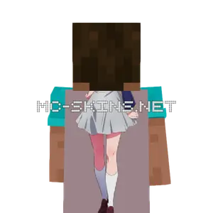 Ruby Hoshino School Uniform cape, outside and lining