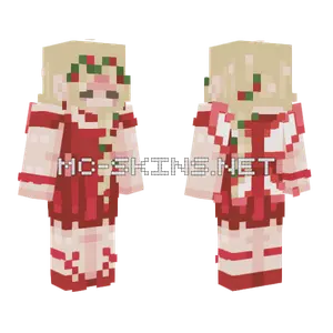 Ruby Red Outfit Minecraft skin