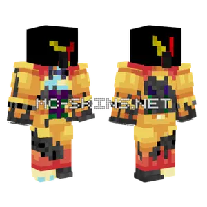 Ruined Glamrock Freddy Revamp Minecraft skin