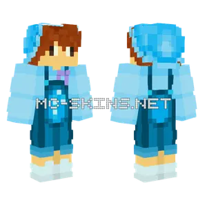 Ryguyrocky Cerulean Candy Canes Minecraft skin