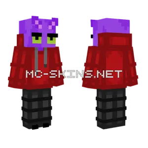 Ryth Skin Red Hoodie Minecraft skin