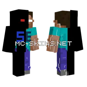 S E Letter Herobrine Minecraft skin