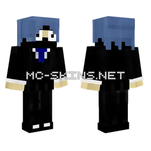 S2enriko Black Ninja Minecraft skin