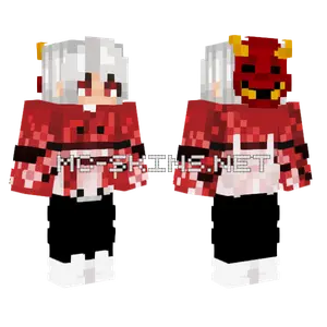 Sada Red Outfit Minecraft skin