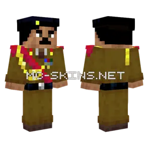 Saddam Hussein Minecraft skin