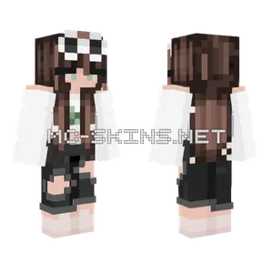 Sage Green Girl Minecraft skin