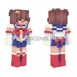Sailor Moon Purp Minecraft skin