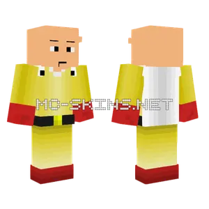 Saitama Minecraft skin