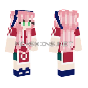 Sakura Haruno Minecraft skin
