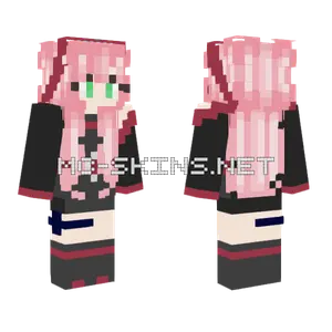 Sakura Haruno X Sarada Uchiha Minecraft skin