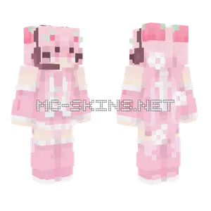 Sakura Hatsune Mitsu Minecraft skin