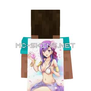 Sakura Matou Bikini cape, outside and lining