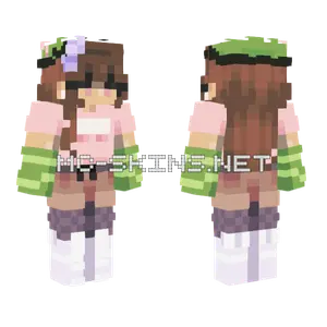 Sakura Tree Base Minecraft skin