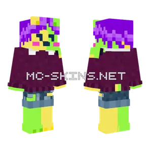 Sally Spritebear Sweater Minecraft skin
