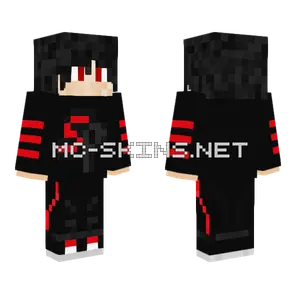 Salmeprimeyt Black Outfit Minecraft skin