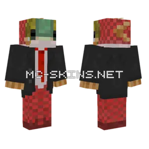 Salmon Man Suit Minecraft skin