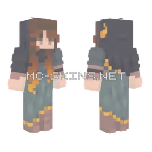 Salted Caramel Dark Chocolate Cake Minecraft skin