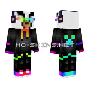 Sam Rainbow Creeper Minecraft skin