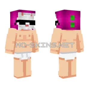 Sanconejo Con Cuerpo De Bebe Minecraft skin