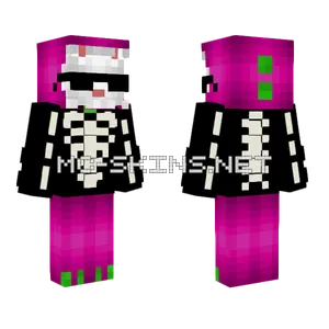 Sanconejo Skeleton Suit Minecraft skin