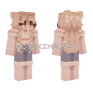Sand Girl Minecraft skin