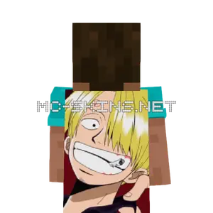 Sanji cape, outside and lining