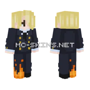 Sanji With Blinking Eye Minecraft skin